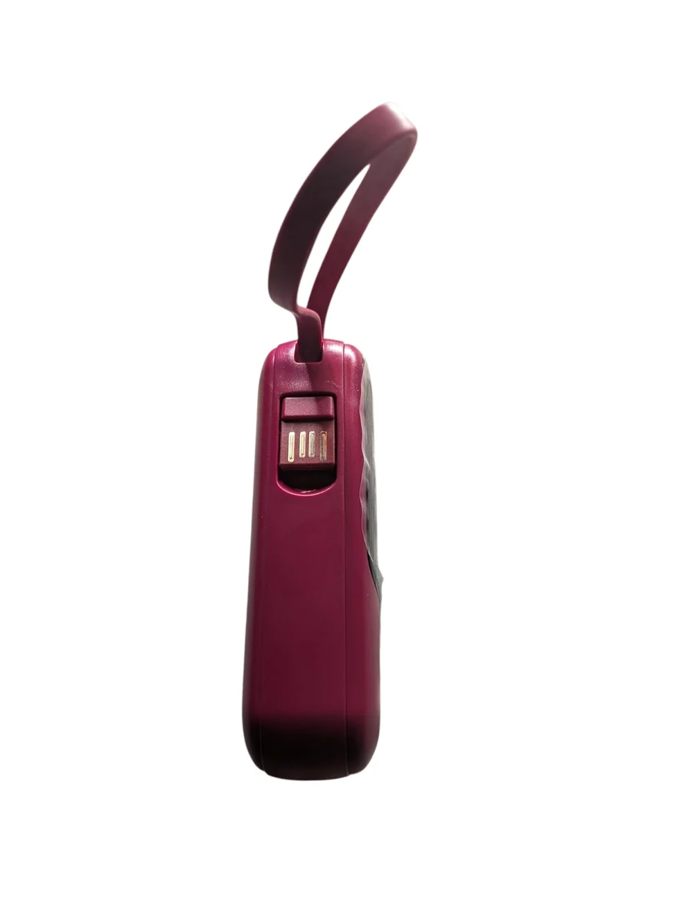 LADAPU Portable Power Bank in Deep Magenta